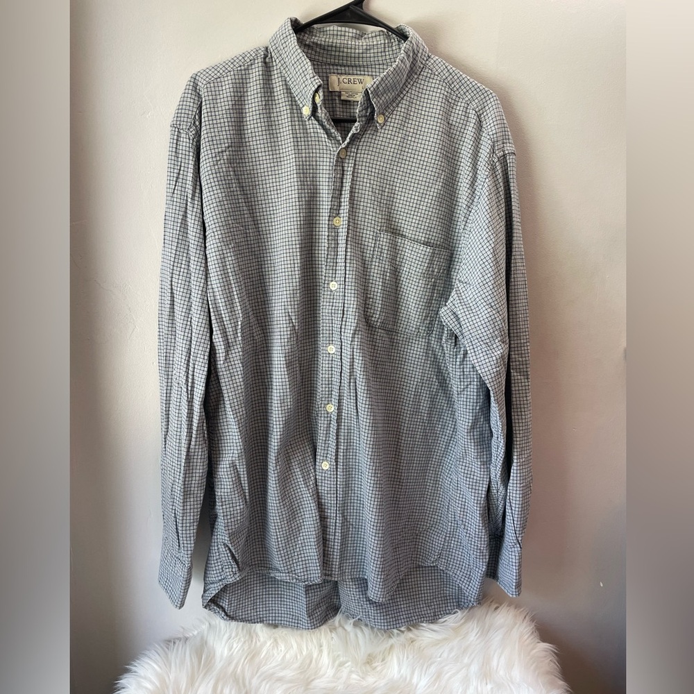 J. Crew Gray Casual Button Down Shirt
